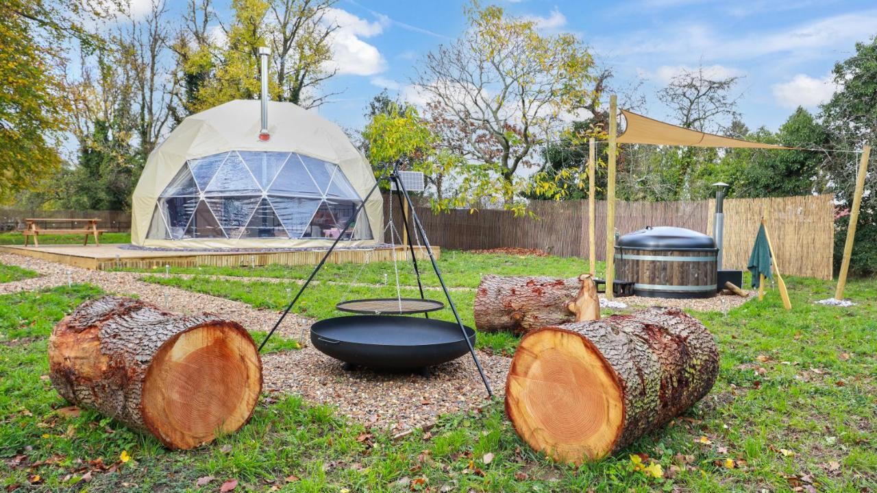 Luxury Dome With Private Wood-Fired Hot Tub Hotel Oxford Exterior foto