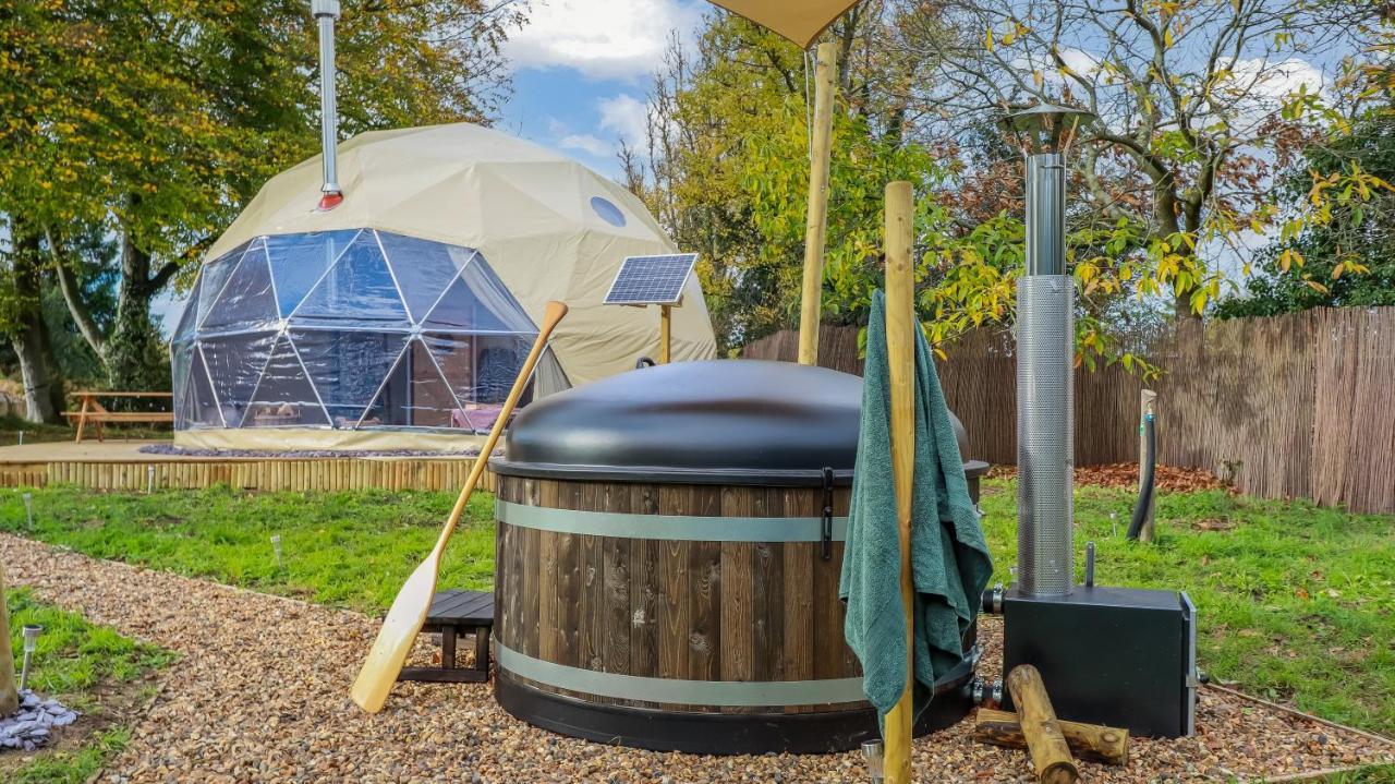 Luxury Dome With Private Wood-Fired Hot Tub Hotel Oxford Exterior foto